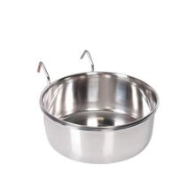 Миска Flamingo Small Animal Bowl навісна з гачком, для гризунів, нержавіюча сталь, розмір L