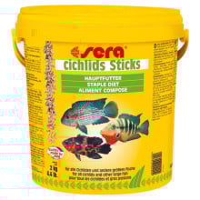 Sera Cichlids Sticks корм для цихлид і інших великих риб в гранулах, 10000 мл