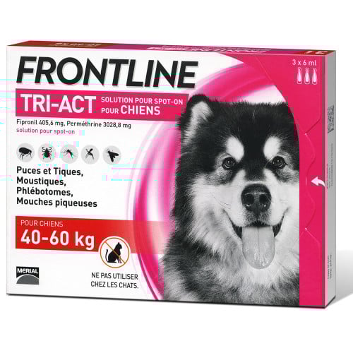 Краплі Boehringer Ingelheim Frontline TRI-ACT від бліх і кліщів для собак, XL, ціна за 1 піпетку Краплі Boehringer Ingelheim Frontline TRI-ACT від бліх і кліщів для собак, XL, ціна за 1 піпетку