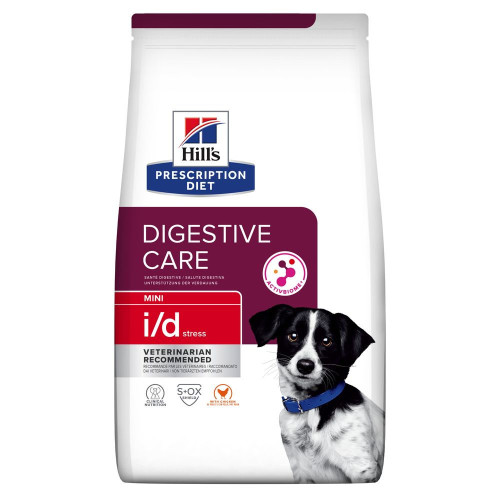 Сухой корм Hill's Canine I/D Stress Mini, для маленьких собак, при нарушениях ЖКТ от стресса, 1 кг Сухой корм Hill's Canine I/D Stress Mini, для маленьких собак, при нарушениях ЖКТ от стресса, 1 кг
