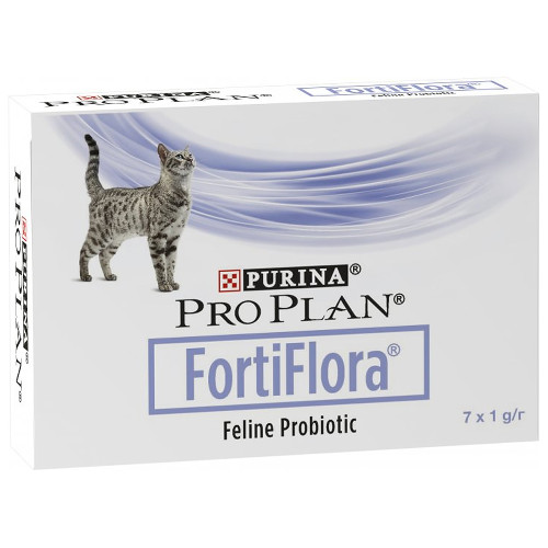 Пробіотик Purina Pro Plan FortiFlora Feline Probiotic, для підтримки мікрофлори ШКТ у котів та кошенят, 7 г Пробіотик Purina Pro Plan FortiFlora Feline Probiotic, для підтримки мікрофлори ШКТ у котів та кошенят, 7 г