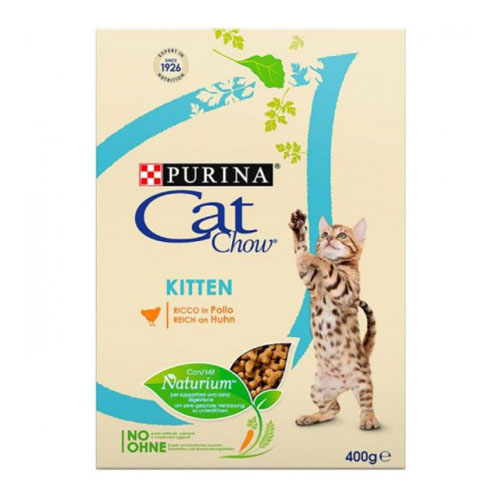 Сухий корм Purina Cat Chow Kitten для кошенят, з куркою, 400 г Сухий корм Purina Cat Chow Kitten для кошенят, з куркою, 400 г