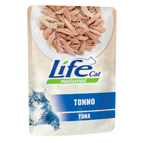 Вологий корм LifeCat Tuna для котів від 6 місяців, з тунцем, 70 г Вологий корм LifeCat Tuna для котів від 6 місяців, з тунцем, 70 г