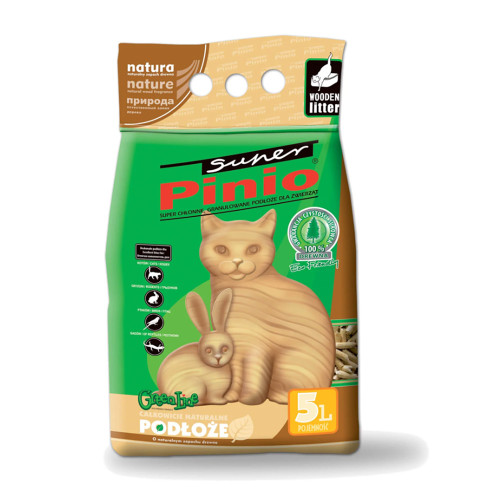 Деревний наповнювач Super Pinio з натуральним ароматом хвої, 5 л (3.2 кг) Деревний наповнювач Super Pinio з натуральним ароматом хвої, 5 л (3.2 кг)
