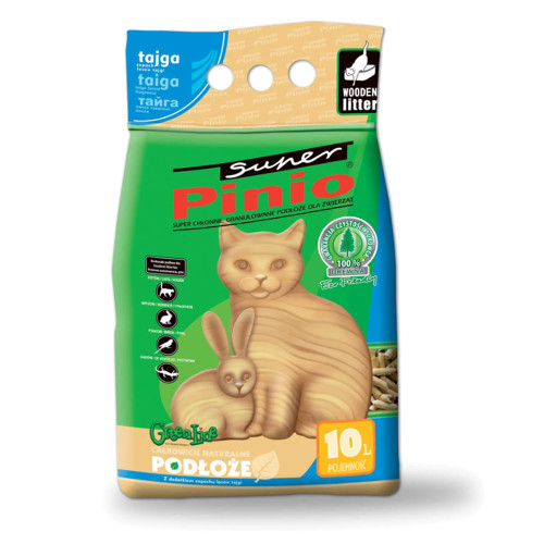 Деревний наповнювач Super Pinio з насиченим ароматом хвої, 10 л (6.4 кг) Деревний наповнювач Super Pinio з насиченим ароматом хвої, 10 л (6.4 кг)
