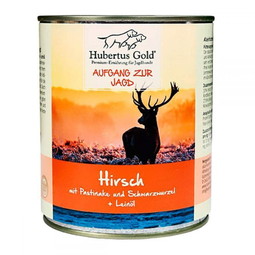 Консерви Hubertus Gold Hirsch mit Pastinake для собак, оленина з пастернаком, 800 г Консерви Hubertus Gold Hirsch mit Pastinake для собак, оленина з пастернаком, 800 г