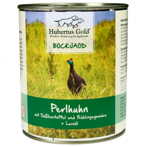 Консерви Hubertus Gold Perlhuhn mit Süsskartoffel для собак, цесарка з солодкою картоплею та овочами, 800 г Консерви Hubertus Gold Perlhuhn mit Süsskartoffel для собак, цесарка з солодкою картоплею та овочами, 800 г
