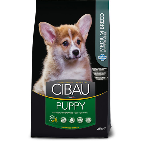Сухий корм Farmina Cibau Puppy Medium для цуценят середніх порід, з куркою, 2.5 кг Сухий корм Farmina Cibau Puppy Medium для цуценят середніх порід, з куркою, 2.5 кг