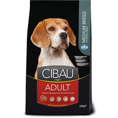 Сухой корм Farmina Cibau Adult Medium для взрослых собак средних пород, с курицей, 2.5 кг Сухой корм Farmina Cibau Adult Medium для взрослых собак средних пород, с курицей, 2.5 кг
