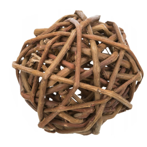 Іграшка Trixie Wicker Ball плетений м'яч, для гризунів, 6 см Іграшка Trixie Wicker Ball плетений м'яч, для гризунів, 6 см