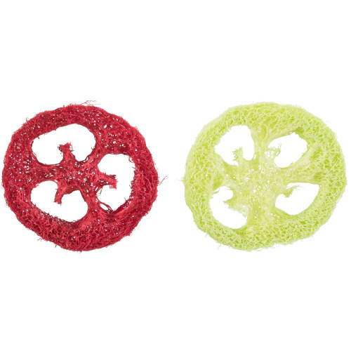 Набір іграшок Trixie Set of Loofah Toys диски під лакомства, для гризунів, 6 см, 2 шт Набір іграшок Trixie Set of Loofah Toys диски під лакомства, для гризунів, 6 см, 2 шт