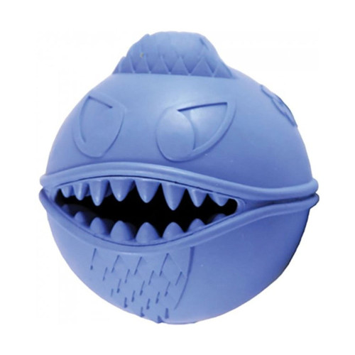 Іграшка Jolly Pets Monster-ball Монстр-м'ячик для собак, синій, 9 см Іграшка Jolly Pets Monster-ball Монстр-м'ячик для собак, синій, 9 см