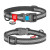 Нашийник Waudog Waterproof c QR-паспортом для собак, водостійкий, пластикова пряжка, M, 20 мм/24-40 см, сірий