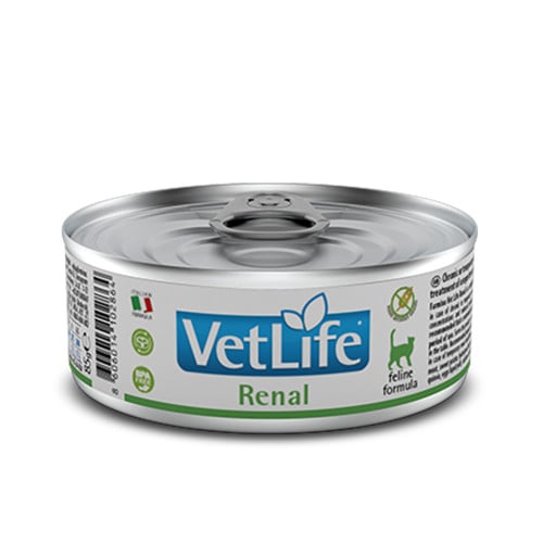 Вологий корм Farmina Vet Life Renal для котів, для підтримки функції нирок, 85 г Вологий корм Farmina Vet Life Renal для котів, для підтримки функції нирок, 85 г