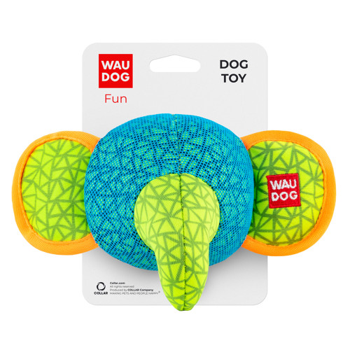 Іграшка Waudog Fun Слон для собак, 20×14 см, блакитна Іграшка Waudog Fun Слон для собак, 20×14 см, блакитна