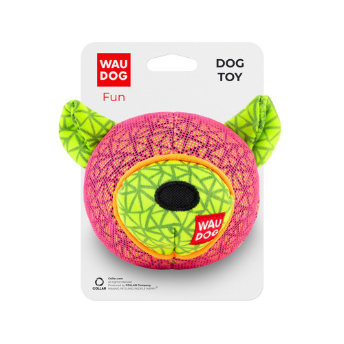 Іграшка Waudog Fun Ведмедик для собак, 20×14 см, рожева Іграшка Waudog Fun Ведмедик для собак, 20×14 см, рожева