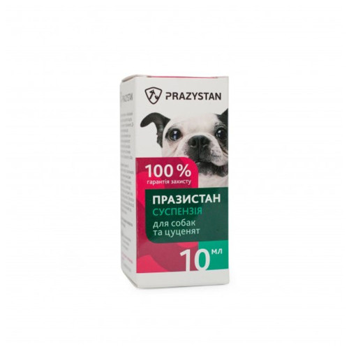 Суспензія Vitomax Prazystan антигельмінтна, для собак, 10 мл Суспензія Vitomax Prazystan антигельмінтна, для собак, 10 мл
