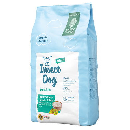 Сухий корм Green Petfood InsectDog Sensitive Adult для дорослих собак, з протеїнами комах та рисом, 10 кг Сухий корм Green Petfood InsectDog Sensitive Adult для дорослих собак, з протеїнами комах та рисом, 10 кг