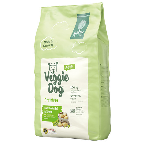Сухий корм Green Petfood VeggieDog Grainfree Adult Potato&Pea для дорослих собак, картопля з горохом, 900 г Сухий корм Green Petfood VeggieDog Grainfree Adult Potato&Pea для дорослих собак, картопля з горохом, 900 г