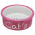 Миска Trixie Ceramic Bowl для котів, діаметр 12 см, 300 мл, рожева/світло-сіра