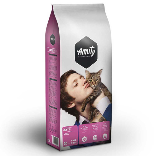 Сухий корм Amity Eco Cats Mix для котів всіх порід, мікс м'яса, 20 кг Сухий корм Amity Eco Cats Mix для котів всіх порід, мікс м'яса, 20 кг