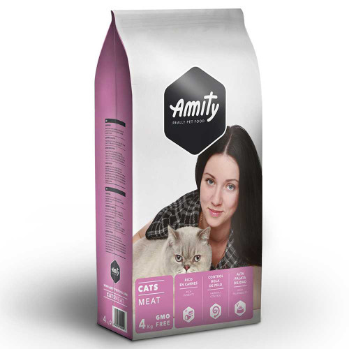 Сухий корм Amity Eco Cats Meat для котів всіх порід, м'ясо, 4 кг Сухий корм Amity Eco Cats Meat для котів всіх порід, м'ясо, 4 кг