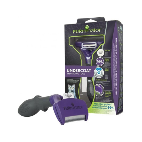 Фурмінатор FURminator Short Hair для котів з короткою шерстю, розмір L Фурмінатор FURminator Short Hair для котів з короткою шерстю, розмір L
