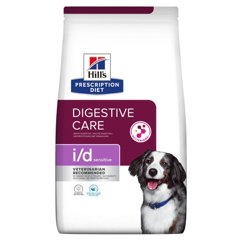 Сухий корм Hill's Prescription Diet i/d Digestive Care Sensitive для собак, при проблемах шлунково-кишкового тракту, AB+, 1.5 кг Сухий корм Hill's Prescription Diet i/d Digestive Care Sensitive для собак, при проблемах шлунково-кишкового тракту, AB+, 1.5 кг