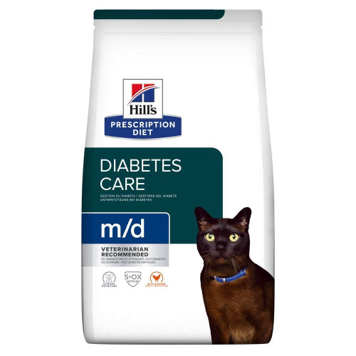 Сухий корм Hills Prescription Diet M/D для котів із цукровим діабетом, 3 кг Сухий корм Hills Prescription Diet M/D для котів із цукровим діабетом, 3 кг