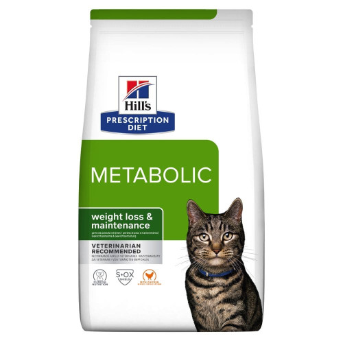Сухий корм Hills Prescription Feline Metabolic для кішок із зайвою вагою, 3 кг Сухий корм Hills Prescription Feline Metabolic для кішок із зайвою вагою, 3 кг