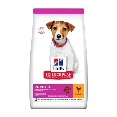 Сухий корм Hill’s Science Plan Puppy Smal&Mini для цуценят малих і мініатюрних порід, з куркою, 6 кг Сухий корм Hill’s Science Plan Puppy Smal&Mini для цуценят малих і мініатюрних порід, з куркою, 6 кг