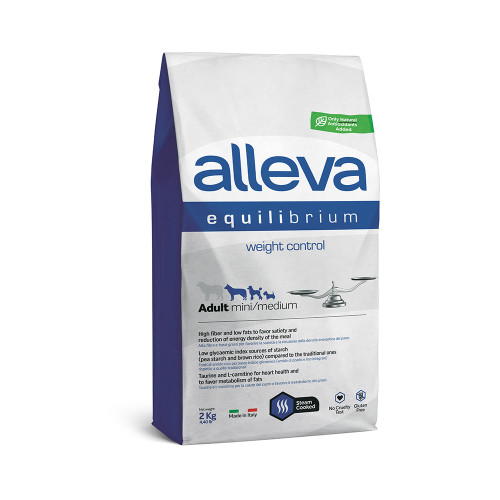 Сухой корм Alleva Equilibrium Weight Control Adult Mini/Medium для собак склонных к набору лишнего веса, 2 кг Сухой корм Alleva Equilibrium Weight Control Adult Mini/Medium для собак склонных к набору лишнего веса, 2 кг