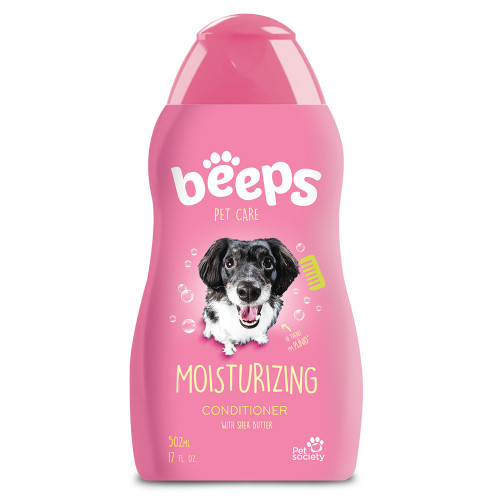 Кондиціонер Beeps Moisturizing Conditioner для собак та котів, зволожуючий, з олією ши, 502 мл Кондиціонер Beeps Moisturizing Conditioner для собак та котів, зволожуючий, з олією ши, 502 мл