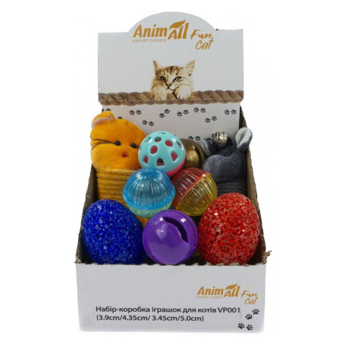 Набір іграшок AnimAll Fun Cat для котів, 18 шт Набір іграшок AnimAll Fun Cat для котів, 18 шт