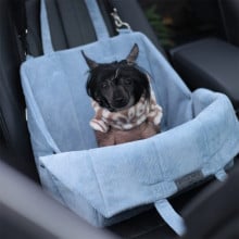 Автокрісло Style Pets Super Bag Velvet для собак та котів, 30×40 см, м'ята
