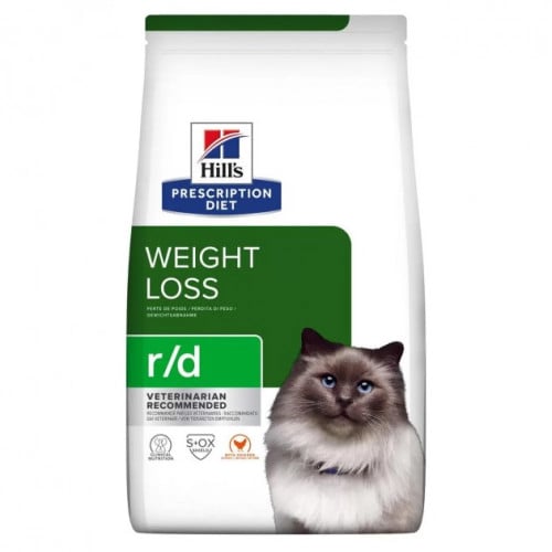 Лікувальний корм Hill's Prescription Diet r/d Weight Loss для зниження ваги у котів 3 кг Лікувальний корм Hill's Prescription Diet r/d Weight Loss для зниження ваги у котів 3 кг