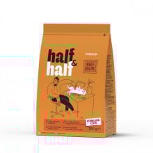 Сухий корм Half&Half для стерилізованих котів, з яловичиною, 300 г